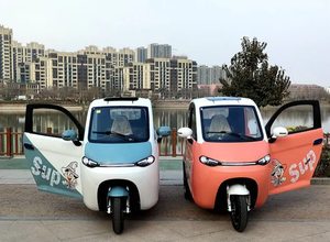 Tricycle électrique à trois roues pour personnes âgées, <span class=keywords><strong>taxi</strong></span>, scooter à cabine fermée, 2200W, <span class=keywords><strong>2</strong></span> passagers, certifié CEE COC pour adultes - Product Image 5