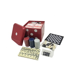 Cubo de Juego 6 en <span class=keywords><strong>l</strong></span>, ajedrez, damas, Backgammon, fichas de póker y cartas, juego de dominó - Product Image 1