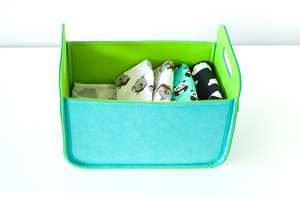 <b>Foldable</b> Storage <b>Basket</b> Cube Bin Shelf <b>Laundry</b> Sundries Organizer Storage Box for Babies Kids Toys - Product Image 6