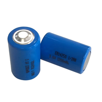 Baterai Lithium Ukuran 1/2 AA untuk Meter Gas-3.6V 1200mAh ER14250 untuk Penggunaan Peralatan Rumah Tangga