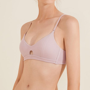 JOGOGO <span class=keywords><strong>Reggiseno</strong></span> Senza Ferretto Personalizzabile Stile Francese con Apertura Frontale, in <span class=keywords><strong>Cotone</strong></span> Organico Morbido e Traspirante, <span class=keywords><strong>Push</strong></span>-<span class=keywords><strong>up</strong></span> Wireless - Product Image 4