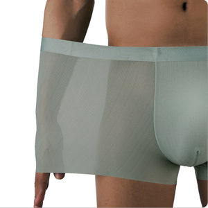 Ladymate ODM/OEM Calzoncillos <span class=keywords><strong>Boxer</strong></span> da <span class=keywords><strong>uomo</strong></span> mutandine in <span class=keywords><strong>microfibra</strong></span> da <span class=keywords><strong>uomo</strong></span> in seta di ghiaccio comodo morbido mutandine intimo <span class=keywords><strong>Boxer</strong></span> - Product Image 4