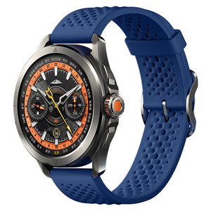 Bracelet de montre en silicone respirant pour Xiaomi Watch S4 Sport 20/22 mm, bracelet de remplacement compatible avec <span class=keywords><strong>Huawei</strong></span> <span class=keywords><strong>GT3</strong></span> - Product Image 3