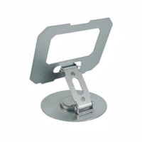 Support de tablette pliable réglable en acier au carbone, antidérapant, en silicone, angle 360/180 degrés, WZ-610