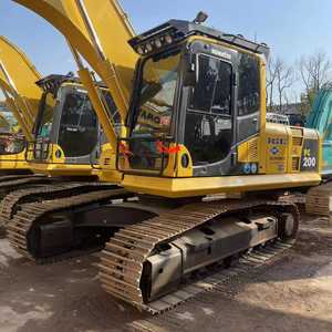 Excavadora Komatsu PC200-8 Usada en Venta, Máquina de Movimiento de Tierras de Uso Pesado con Motor y Componentes Principales - Product Image 4