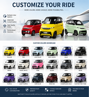 Voiture électrique de luxe homologuée WVTA, à faible vitesse, nouvelle énergie, lithium, propulsion arrière, cuir, caméra, grande autonomie, pour trajets urbains quotidiens