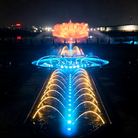 Producteur Spécialisé : Fontaine Circulaire Extérieure Sur Mesure, Système d'Eau Dansante Programmable pour la Décoration Paysagère des Places Touristiques