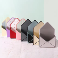 Boîte cadeau kraft personnalisable OEM Boîtes à fleurs en papier carton recyclable Emballage décoratif pliable feuille de matériaux recyclés