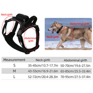 カスタムプリントパッケージデザイナー調節可能な充電式ライトアップ犬の胸のハーネス夜屋外安全反射<span class=keywords><strong>LED</strong></span>犬のベスト - Product Image 5