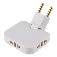 Adaptateur de prise électrique 4 en 1 avec rotation à 180 degrés, convertisseur de puissance portable, adaptateurs de prises murales