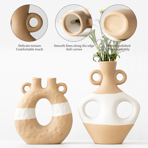 <span class=keywords><strong>Vaso</strong></span> di ceramica decorativo del <span class=keywords><strong>vaso</strong></span> di fiori moderno nordico di disposizione dei fiori di alta qualità su ordinazione per la decorazione - Product Image 5