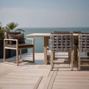 New Arrival Teak Wood Dinning <b>Set</b> Luxury Garden <b>Patio</b> Furniture <b>Set</b> Outdoor Dinning Table and Chair - Product Image 1