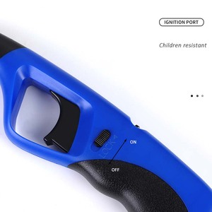 Allume-cigare à flamme de gaz pour barbecue de cuisine au design élégant, rechargeable au <span class=keywords><strong>butane</strong></span>, durable et sûr, tube en plastique <span class=keywords><strong>flexible</strong></span>, torche de camping, cigarette - Product Image 2