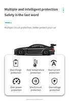 Cargador de Coche Dual USB TF de 7 Colores, Reproductor de Audio MP3, Kit de Transmisor FM Inalámbrico Bluetooth, Modulador Estéreo Portátil con Carga Rápida QC