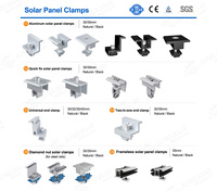 Support de montage solaire durable en gros, pied en L en alliage d'aluminium AL6005-T5 pour système de panneaux solaires sur toit en tôle métallique, usage commercial