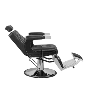 Sillón de Barbería Reclinable Profesional y Moderno para Barberías, Salones de Belleza, Muebles de Salón de Belleza, Popular, de Acero Inoxidable - Product Image 4