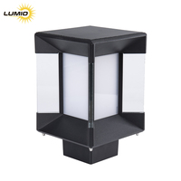 GL04 Pilier d'éclairage solaire pour porte de jardin de sécurité extérieure Ip66 High Lumen Smart Module Appliques murales