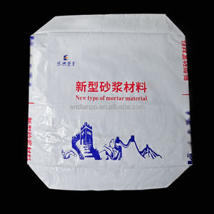 Vacío personalizado 20kg 25kg 40kg papel de arte reciclable polipropileno PP tejido pico superior AD STAR bolsa para embalaje adhesivo para azulejos - Product Image 2