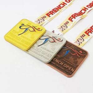 Fabricants de médailles Prix d'activités de conception en gros Médailles commémoratives en métal doré Sports Médailles ouvertes françaises personnalisées - Product Image 1