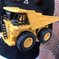 Camion benne télécommandé pour enfants en plastique, 2,4 GHz, 1:24, 6 canaux, vente directe