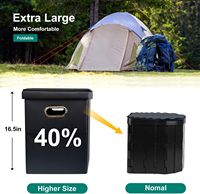 Toilettes de camping portables 2026, toilettes pliantes de voyage, toilettes compactes de plage pour adultes et enfants