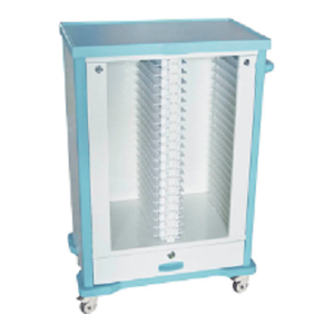 ACB-08 y tế Xe đẩy 20 trường hợp thép không gỉ bệnh nhân hồ sơ tập tin bệnh viện phòng sử dụng y tế biểu đồ chủ - Product Image 6