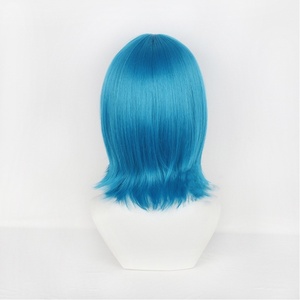 Vente en gros Party <span class=keywords><strong>Jinx</strong></span> Perruque Cosplay 35cm Court Bleu <span class=keywords><strong>League</strong></span> <span class=keywords><strong>of</strong></span> Legends LOL Arcane Anime Cheveux Synthétiques Halloween Party Cosplay Perruque - Product Image 4