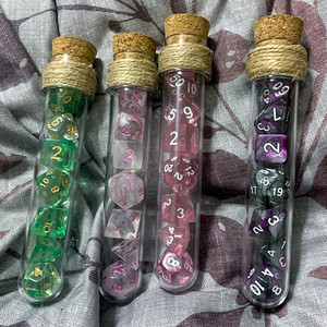 High Borosilicate Glass Test Tubes 25x100mm With Corks For Party Decor <b>Candy</b> Herbal Tea - Product Image 1
