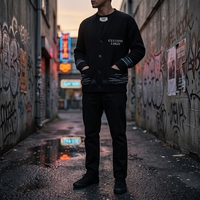 2026 Maßgefertigter OEM/ODM Logo Strick-Jacquard V-Ausschnitt Einreihige Übergröße Maßgeschneiderter Cardigan-Pullover für Herren