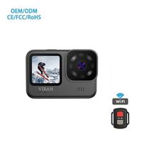 Nueva Cámara Deportiva V11 con Pantalla Táctil de Doble Color, 5K HD, Resistente al Agua, Antivibración, para Ciclismo, 5k 60fps