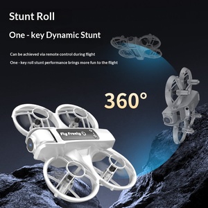โดรนรุ่นใหม่ หลบหลีกสิ่งกีดขวางได้ กล้องคู่ ถ่ายภาพทางอากาศระดับมืออาชีพ ควอดคอปเตอร์บังคับวิทยุ สำหรับผู้ใหญ่ - Product Image 5