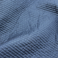 Tissu matelassé uni 100% polyester 150GSM imperméable à la mémoire 6mm léger pour vêtements d'extérieur, veste, tissu matelassé, résistant aux taches
