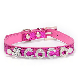 Personalizzabile collare <span class=keywords><strong>per</strong></span> cani in pelle stile semplice Cuello personalizzato Cuello lettera scorrevole con <span class=keywords><strong>nome</strong></span> fai da te <span class=keywords><strong>per</strong></span> l'applicazione di <span class=keywords><strong>gatti</strong></span> - Product Image 4