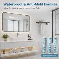 Colle adhésive puissante multi-surfaces, mastic de construction polymère MS sans clou pour bois, métal, verre, céramique, carrelage, plastique