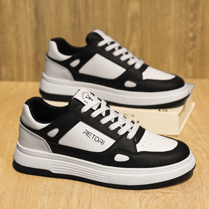 Sneakers basses à semelle épaisse de créateur, respirantes, chaussures de loisirs pour hommes, chaussures de skate - Product Image 1