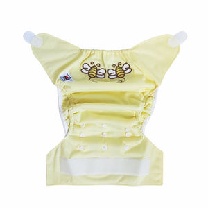 Commercio all'ingrosso Su Misura Stampato Riutilizzabile Lavabile pannolini per bambini di Canapa di bambù organici del pannolino del bambino cloth <span class=keywords><strong>diaper</strong></span> all in one con inserto - Product Image 2