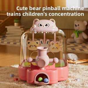 Machine de flipper en plastique Ours Mignon, jouet éducatif à pression et tir, jeu de société pour enfants de 4 à 6 ans, cadeau récompense pour la maternelle - Product Image 3
