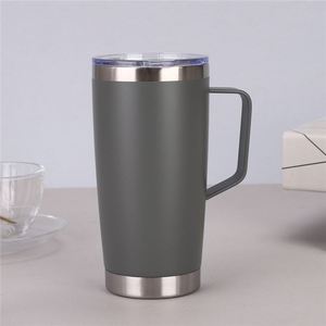แก้วกาแฟสแตนเลสขนาด 20 ออนซ์ ฝาปิดแบบเลื่อน ป้องกันการหก เหมาะสำหรับเป็นของขวัญส่งเสริมการขาย สั่งทำโลโก้ได้จำนวนมาก รุ่น ASM26 - Product Image 1