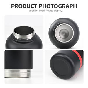 Individuelles Logo 2-in-1 Tragbarer 32oz Edelstahl Futternapf und Wasserflasche Isolierte Outdoor-Reiseschüssel für Hunde - Product Image 5