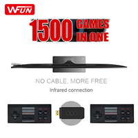 Consoles de jeux vidéo mini HD 8 bits WFUN Y2 818/1500 jeux TV Consola 4K Retro Game Stick