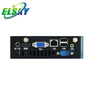 ELSKY Pocket Celeron mini nano PC Linux Nano 10 Dual Cores 8-13th Procesador con LAN para computadora industrial DDR4 MSATA