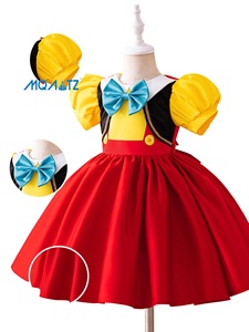 Costume da Pinocchio dal Naso Lungo per Bambini, Abito da Marionetta con Gonna Voluminosa per Spettacoli di Halloween - Product Image 2