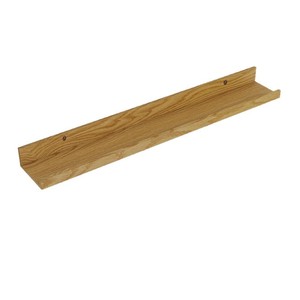 Estante Flotante de Madera de Bambú, Estante de Almacenamiento Decorativo para Sala de Estar, Diseño Flotante de Estilo Simple - Product Image 5