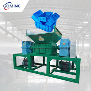 Broyeur industriel robuste pour pneus usagés, plastiques et pièces automobiles à vendre - Product Image 3