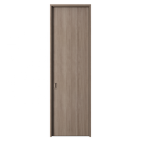 Porte en bois d'aluminium WPC insonorisée, anti-termites, imperméable, design personnalisé pour chambre à coucher, salle de bain, usage domestique