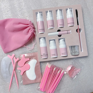 Juego de levantamiento de pestañas profesional de marca privada, lociones, kit de levantamiento de pestañas vegano, tinte Permanente de Pestañas, kit de laminación de cejas 4 en 1 - Product Image 5