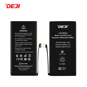 แบตเตอรี่โทรศัพท์มือถือ DEJI ใหม่ 0 รอบการใช้งาน ได้รับการรับรองมาตรฐาน CE FCC สำหรับ <span class=keywords><strong>iPhone</strong></span> <span class=keywords><strong>13</strong></span> <span class=keywords><strong>Mini</strong></span> - Product Image 1