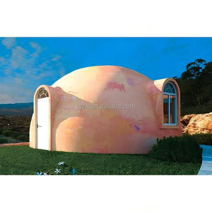 Casa de cúpula circular modular Tienda de campaña de lujo Prefabricada Glamping Cúpulas geodésicas Precio de cabina Casa de cúpula al aire libre <span class=keywords><strong>Hotel</strong></span> - Product Image 1