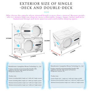 Letto a Capsula Spaziale Capsula per Dormire per Hotel Esports Letto a Castello per Ostello della Gioventù Capsula per Appartamento Hotel - Product Image 3