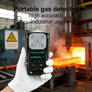 Analyseur <span class=keywords><strong>de</strong></span> gaz multi-gaz à aspiration par pompe SO2 O2 CO2 NO NO2 Haute stabilité Surveillance des émissions Détecteur <span class=keywords><strong>de</strong></span> gaz portable pour centrales électriques - Product Image 1